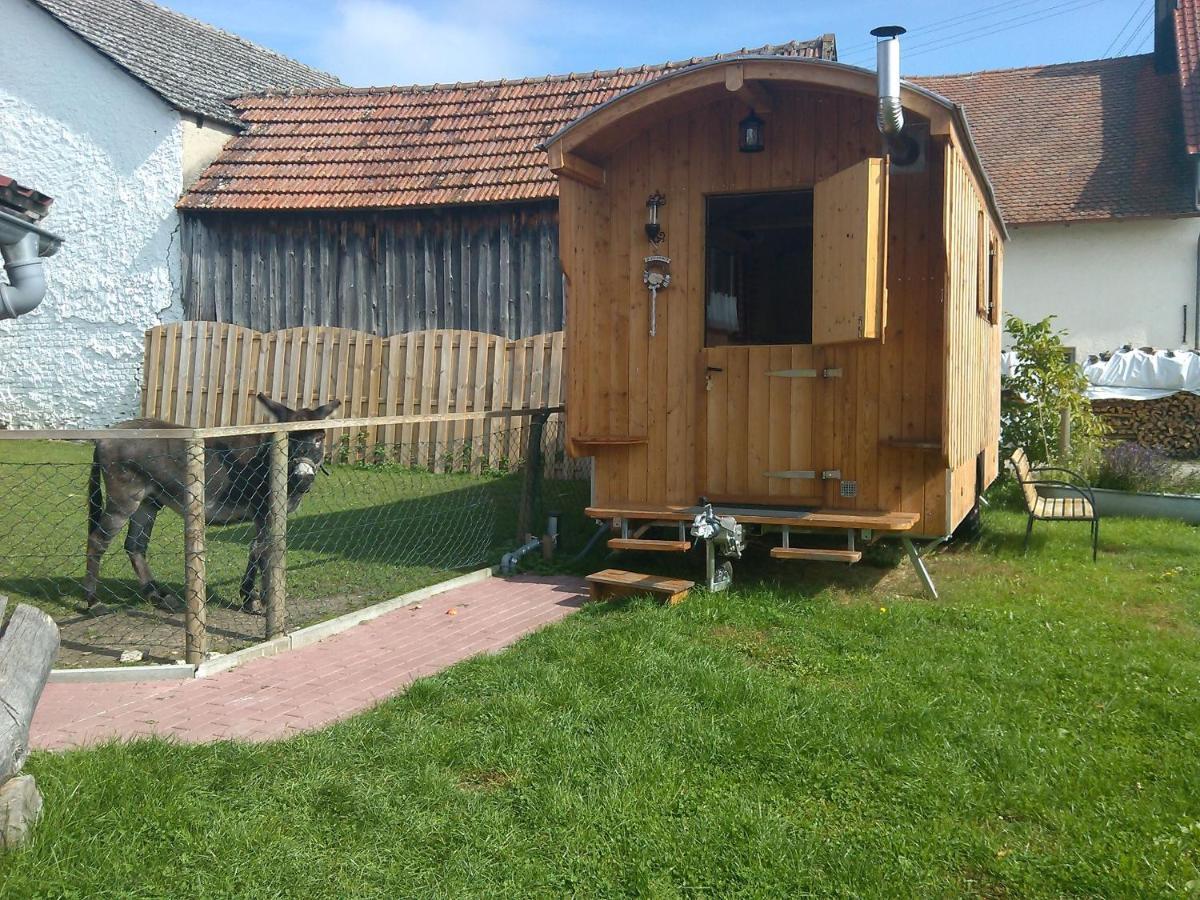 Schaeferwagen Auf Dem Ferienhof Stark Kelheim Eksteriør bilde